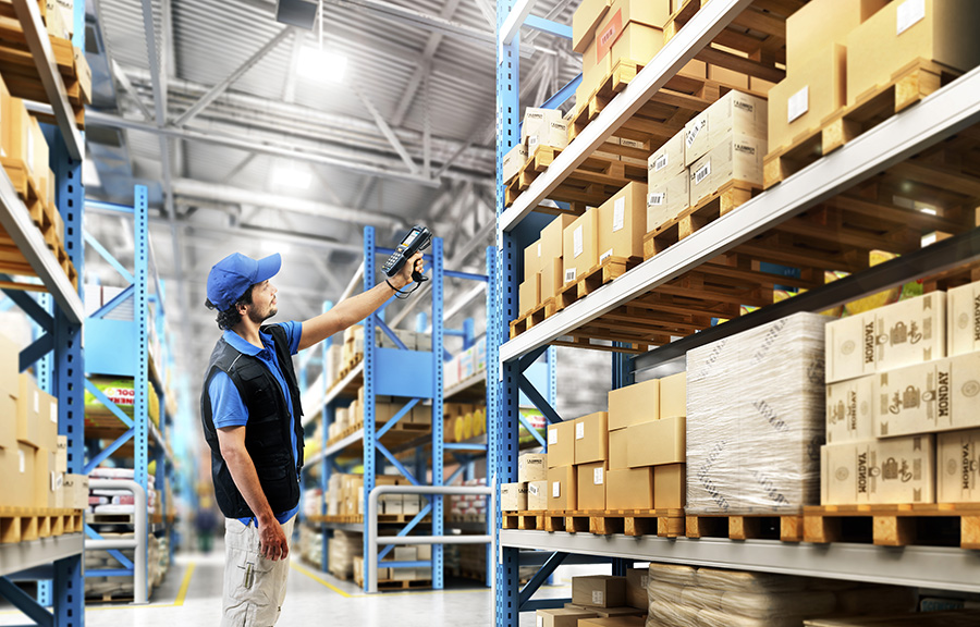 Empty warehouse full of cargo Empty warehouse full of cargo. 3d illustration